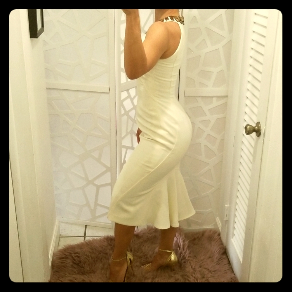 Cream Dress